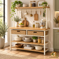 Kitchen Baker’s Rack with Storage Shelves