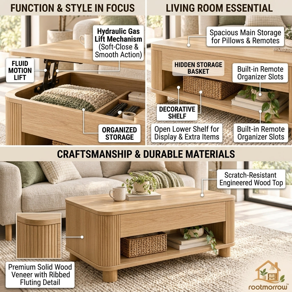 Lift-Top Coffee Table