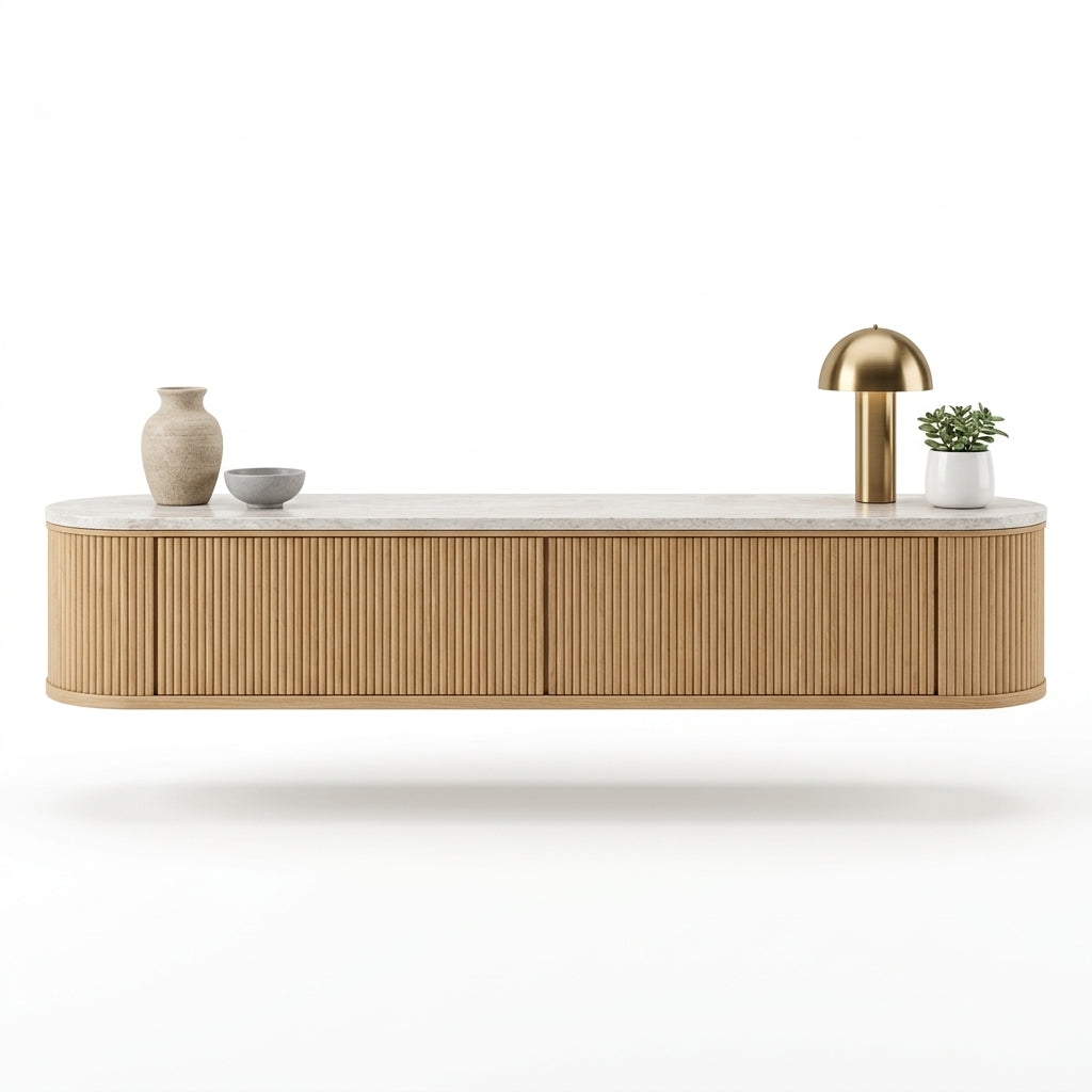 Floating Media Console