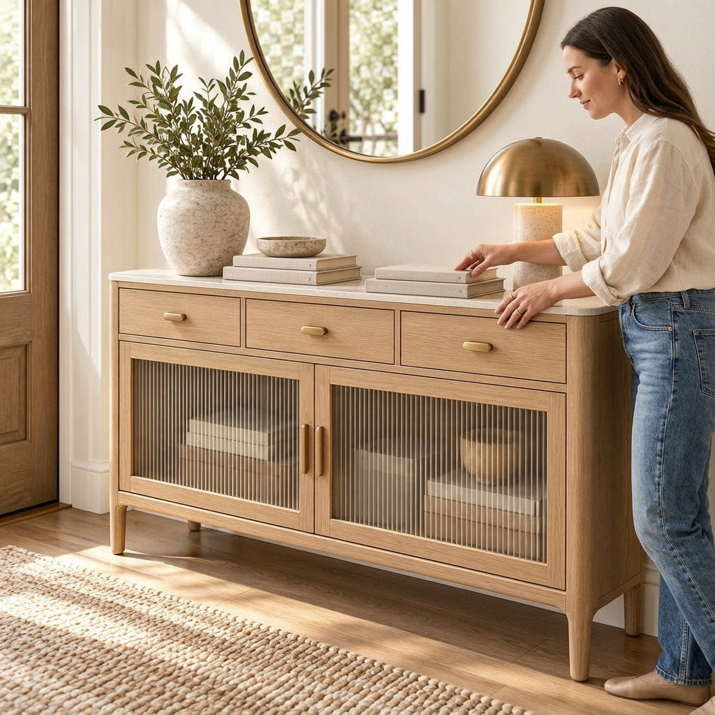 Reeded Sideboard