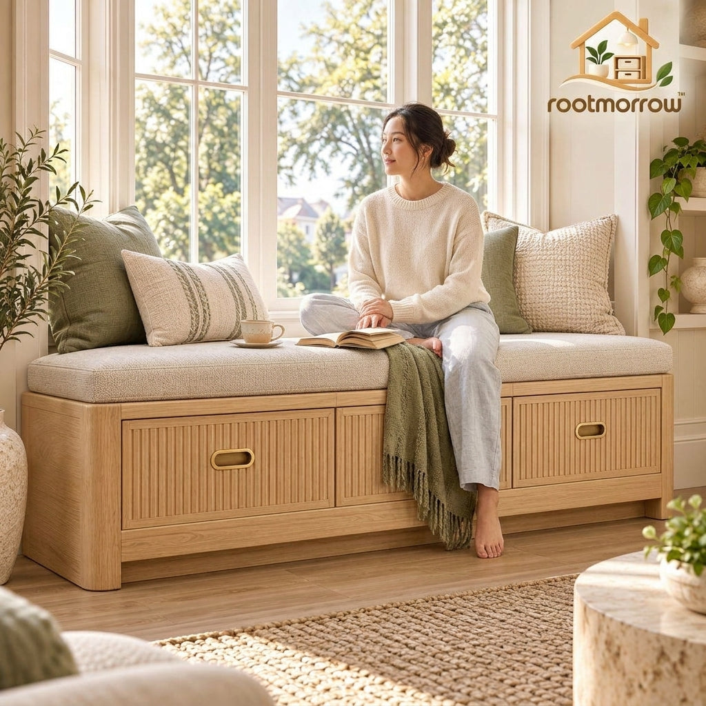Window Storage Bench