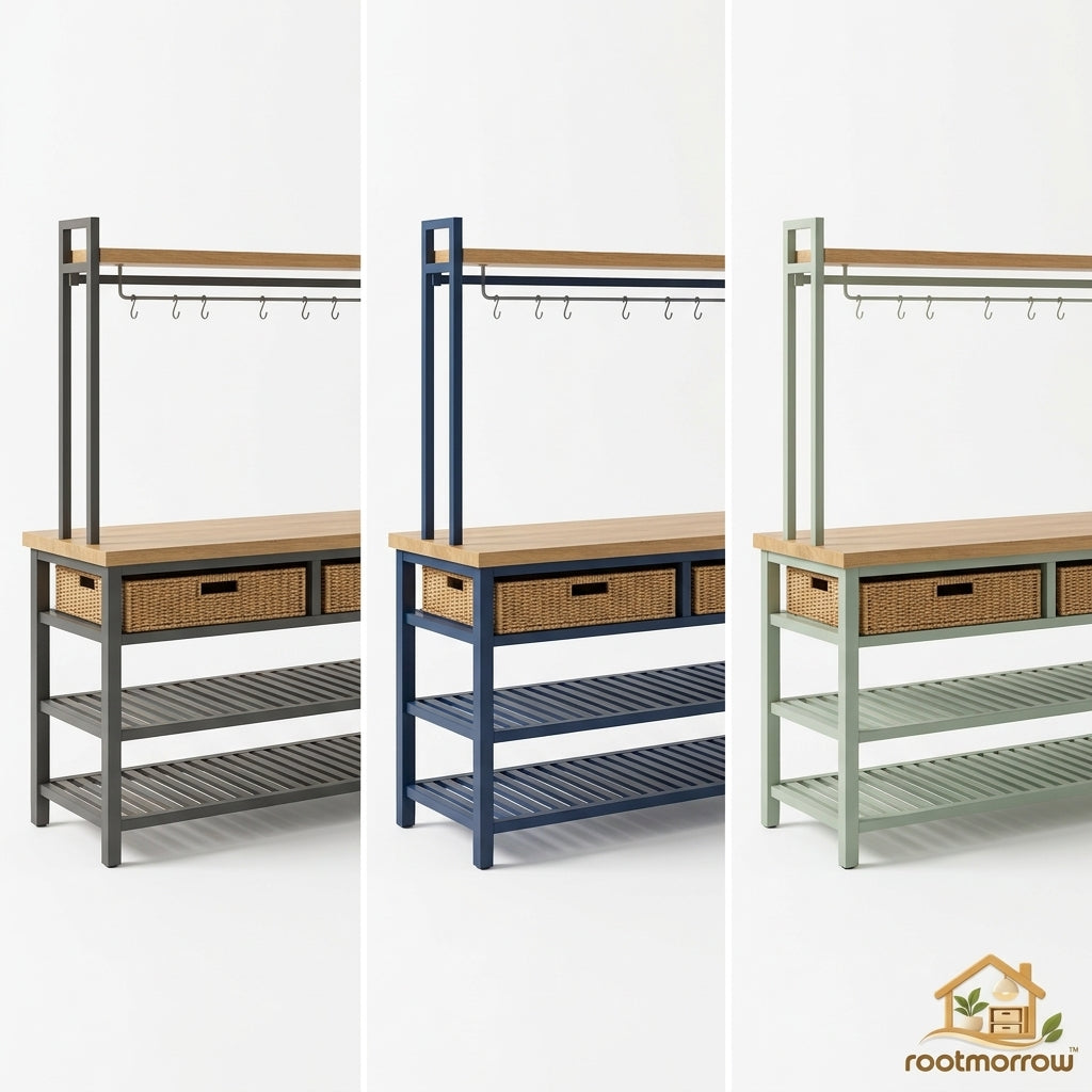Kitchen Baker’s Rack with Storage Shelves