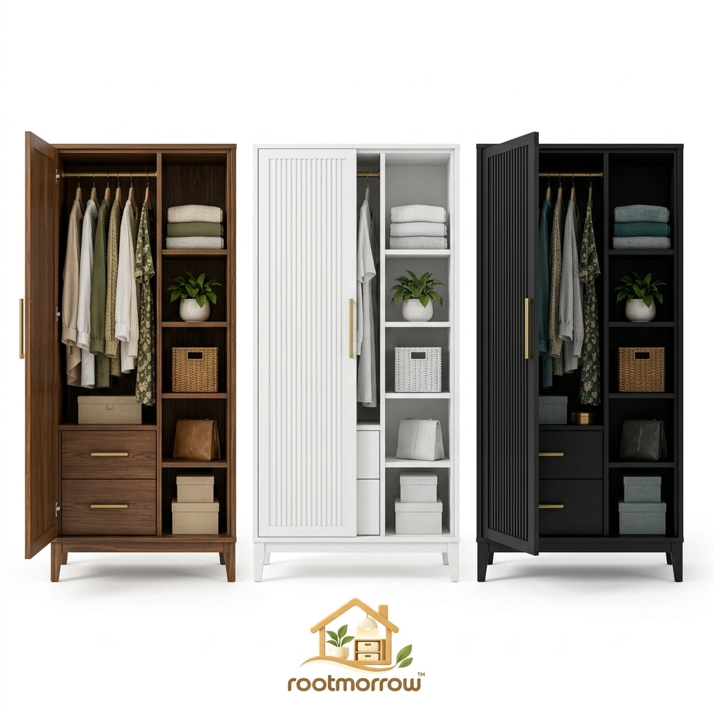 Fluted Wardrobe